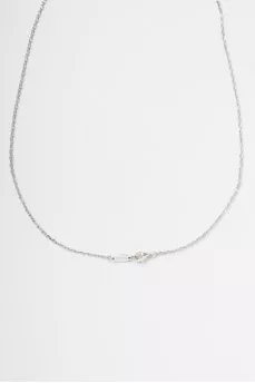 Silver pendant with two hearts