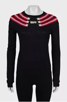 Jumper with a signature print