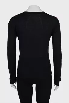 Jumper with a signature print