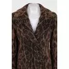 Animal print coat