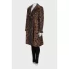 Animal print coat