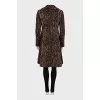 Animal print coat