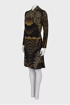 Top and skirt suit