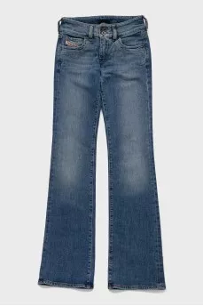 Джинси straight fit блакитного кольору