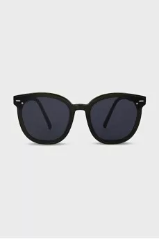 Green Wayfarer sunglasses