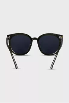 Green Wayfarer sunglasses