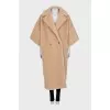Beige teddy coat