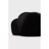 Fur hat with silk lining