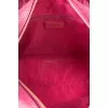 Pink leather bag