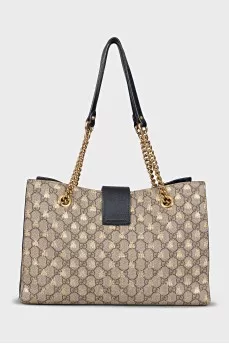 Padlock bag with signature print