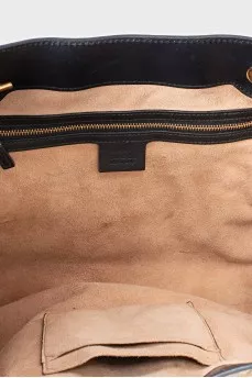 Padlock bag with signature print