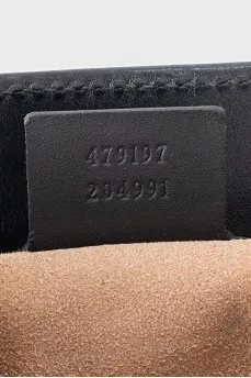 Padlock bag with signature print