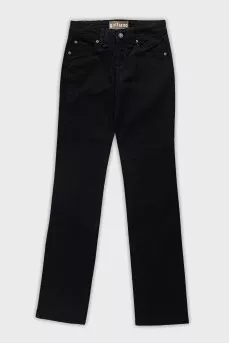 Чорні джинси straight fit з биркою