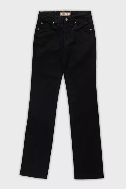 Чорні джинси straight fit з биркою