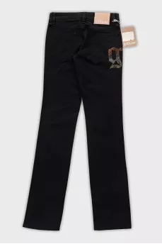 Чорні джинси straight fit з биркою