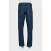 Men's straight mid-rise jeans