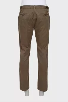 Men's green trousers