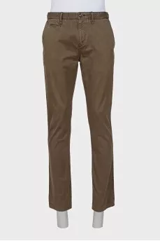 Men's green trousers
