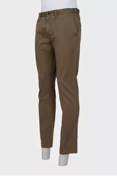 Men's green trousers