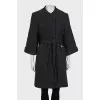 Coat with zipped pockets