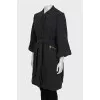 Coat with zipped pockets