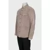 Men's leather shirt