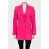 Pink button-down jacket