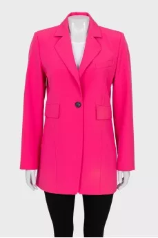 Pink button-down jacket