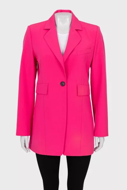 Pink button-down jacket