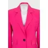 Pink button-down jacket