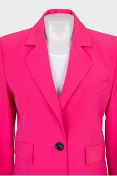 Pink button-down jacket