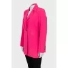 Pink button-down jacket