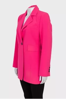 Pink button-down jacket
