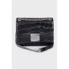 Black bag with embossed leather