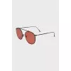 Sunglasses with colored lenses