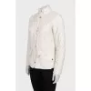 Quilted jacket with a high neck