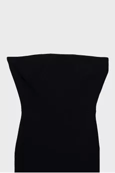 Off-the-shoulder dress with a zipper