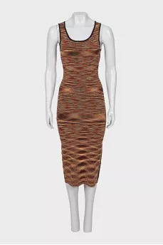 Striped bodycon dress