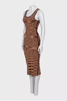 Striped bodycon dress