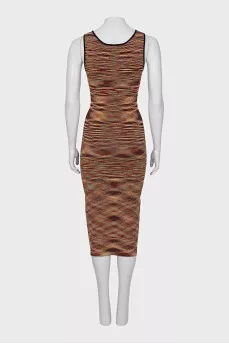 Striped bodycon dress