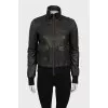 Green leather jacket