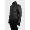Green leather jacket