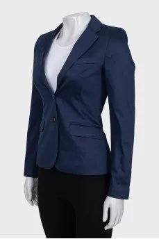 Blue fitted jacket