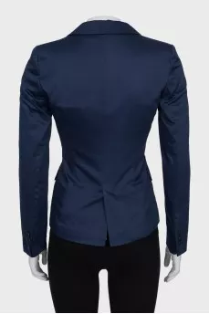 Blue fitted jacket