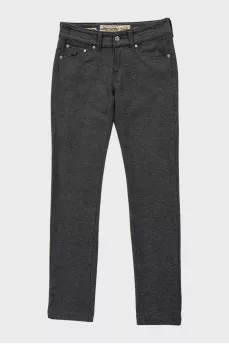 Gray trousers