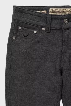 Gray trousers