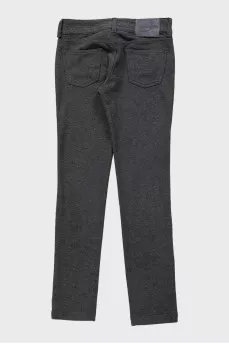 Gray trousers