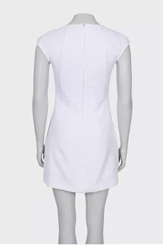 Fitted dress with a zipper