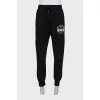 Men's logo drawstring track pants