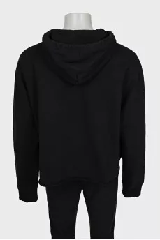 Men's oversized hoodie with signature print